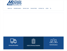 Tablet Screenshot of ncmovers.org